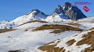 Raquetas en la nieve