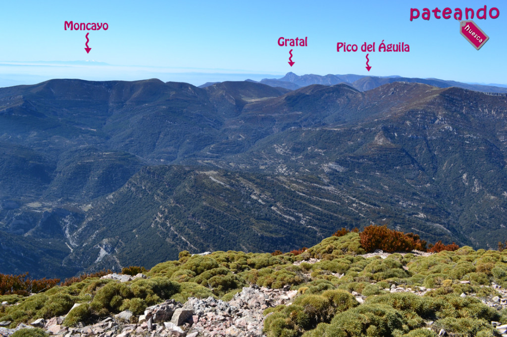 Vistas del Moncayo, Gratal y el Pico del Águila