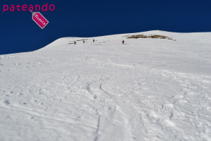 Pico Petruso en raquetas de nieve